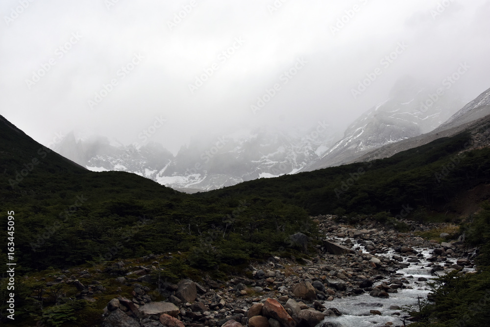 Canvas Prints Views of Torres del Paine, Patagonia, in Chile