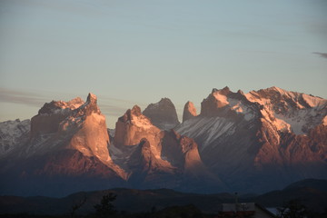 Views of Torres del Paine National Park, in Chile