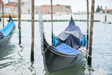 Fototapeta na wymiar gondolas in Venice, Italy