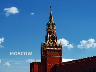 Kremlin tower in Moscow city
