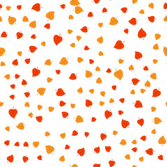 Red and yellow leaves