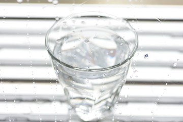 Pour water