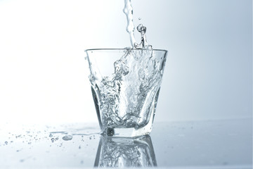 Pour water