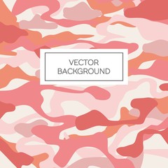 Camouflage vector pattern background