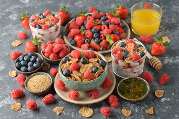 Different healthy food