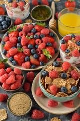 Different healthy food