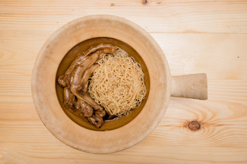 noodle with roasted duck, Thai food, Chinese food