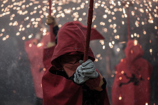 Correfoc en Molins de Rei