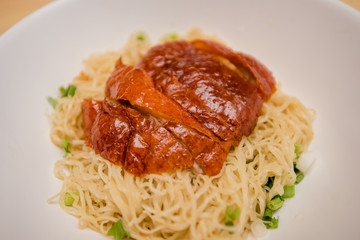 noodle with roasted duck, Thai food, Chinese food