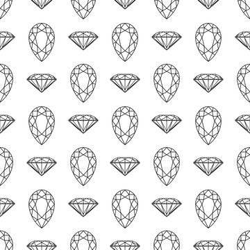 Seamless Diamond Pattern Vector