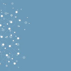 Abstract vector network connection structure