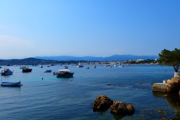 View from Cap Antibes, France