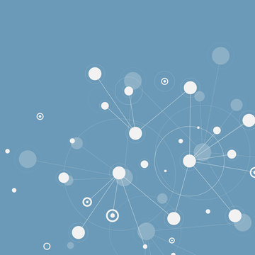 Abstract vector network connection structure
