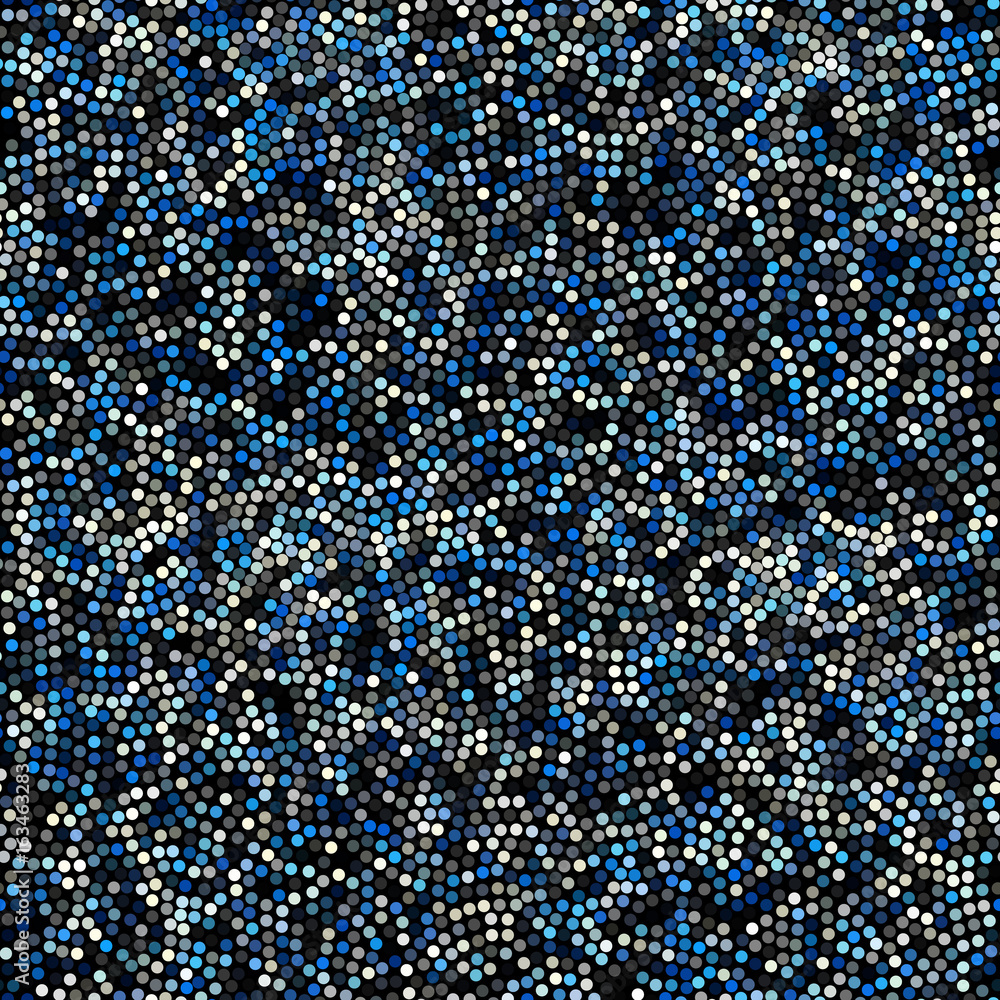 Poster seamless background. mosaic art pattern of small circles. polka dot pattern.