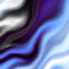 Wavy abstract blue pattern in low poly style.