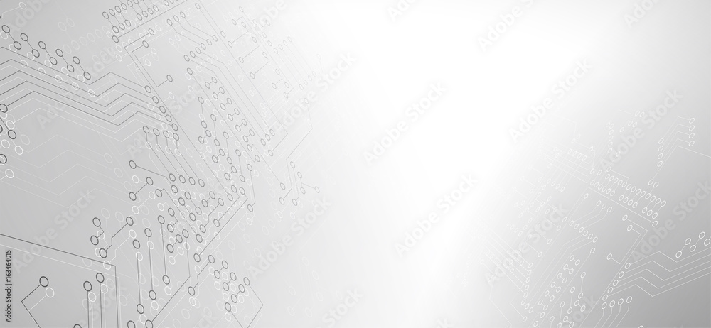 Poster abstract futuristic circuit computer internet technology board business background