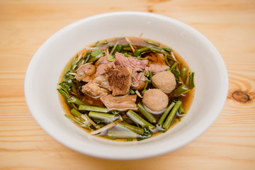 Meat noodle, Thai food, Chinese food