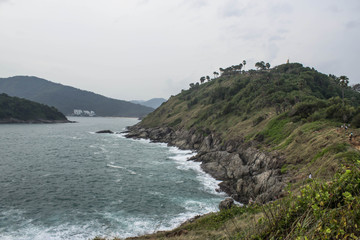 Fototapeta premium Viewpoint at the Promthep Cape, Phuket, Thailand