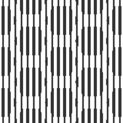 Abstract, seamless geometric black and white pattern, narrow and wide lines, hexagons