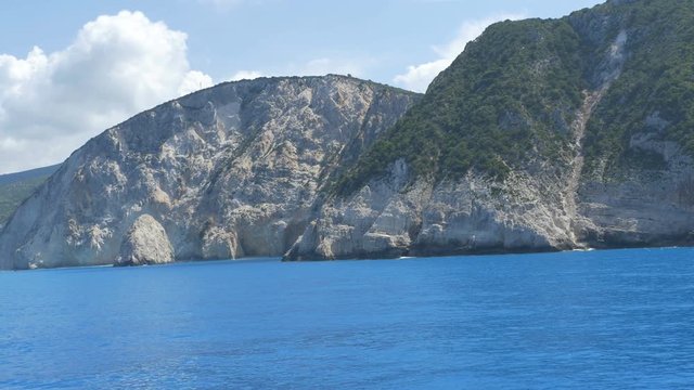 Beautiful seashore near the Porto Katsiki, in Greece Ionian islands.