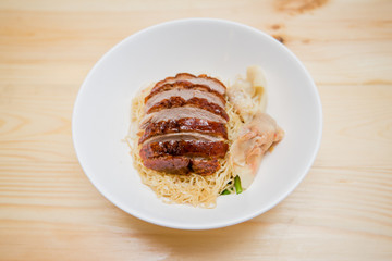 noodle with roasted duck, Thai food, Chinese food