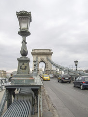 Obraz premium Chain Bridge in Budapest