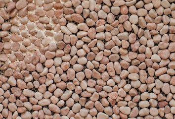 Tile, pebbles, sea pebbles