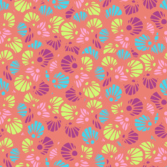 Flower seamless pattern