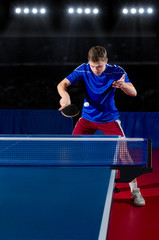 Young table tennis player © Boris Riaposov