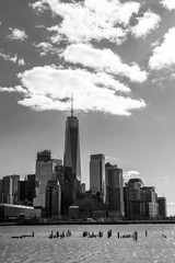 Views of the financial district from Tribeca (NYC)
