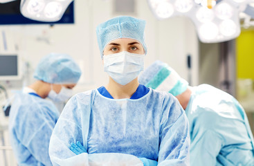 Fototapeta premium surgeon in operating room at hospital