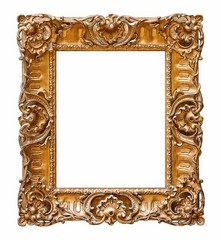 Gold frame for paintings, mirrors or photos