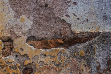 Old cement wall texture. Old cement wall one hundred and thirty two years