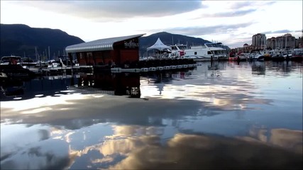 View of the pier from the water