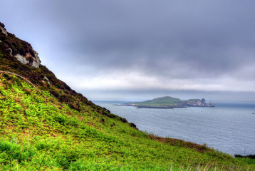 The Howth Cliff Walk outside of Dublin, Ireland.