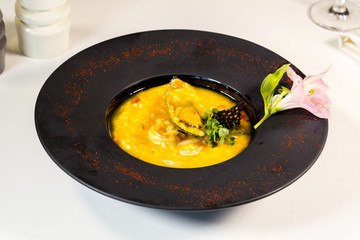 Risotto with seafood