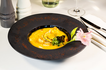Risotto with seafood