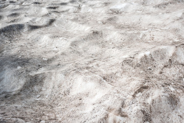 Dirty snow