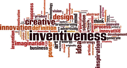 Inventiveness word cloud