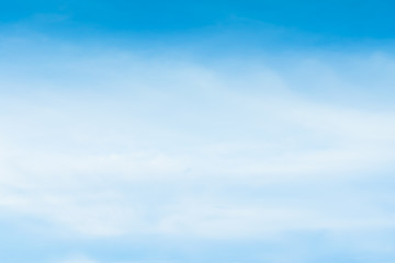 Air clouds in the blue sky.