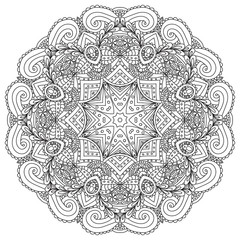 Mandala. Round Ornament