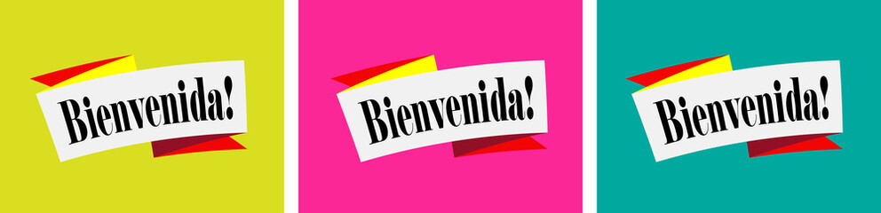 Fototapeta premium Bienvenida !