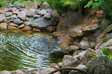 water fall decoration