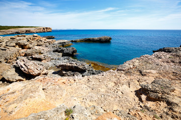 Rocky beach in mallorca Rocky shore