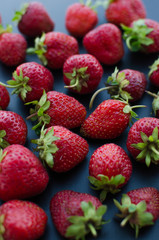 Bright ripe strawberries