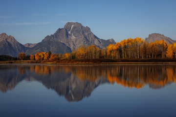 Oxbow Bend Autumn Reflection