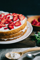 Strawberry cake