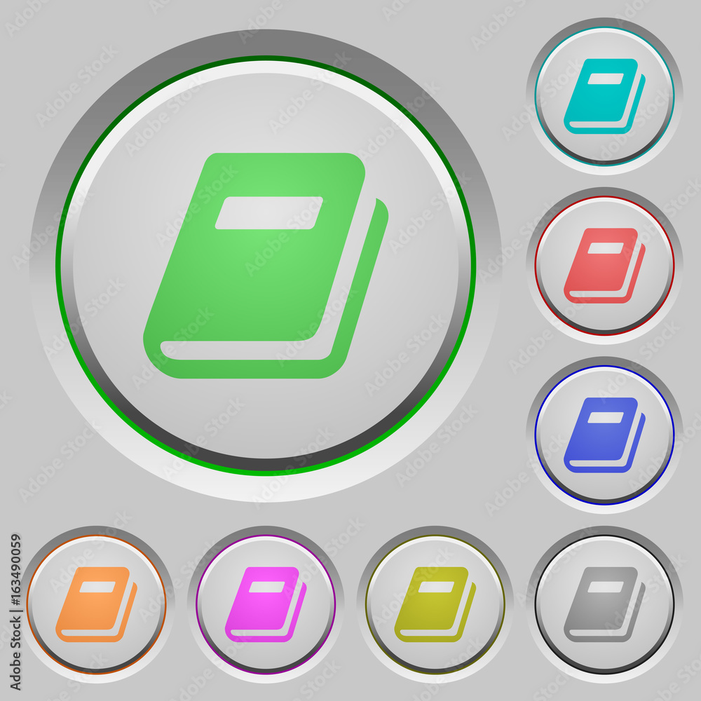 Poster personal diary push buttons