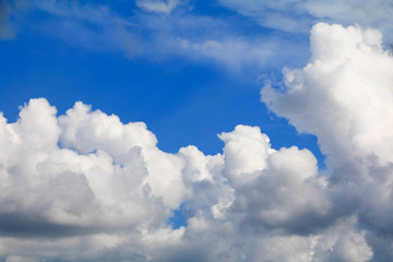 Naklejka na ściany i meble blue sky with cloud on background