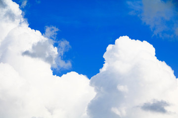 Naklejka na ściany i meble blue sky with cloud on background